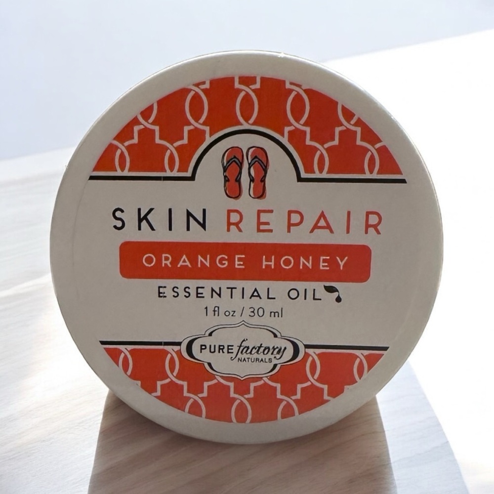 New skin repair. Scent orange honey with essential oil